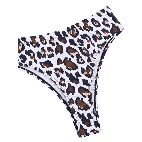 High Waisted Cheeky Bikini Set Two Piece Swimsuit - Picture 5 of 5